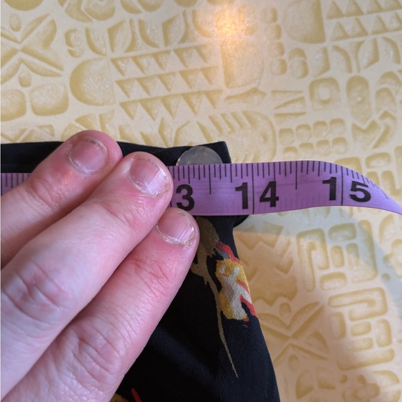 Vintage Floral Black Skirt - Picture 8 of 9